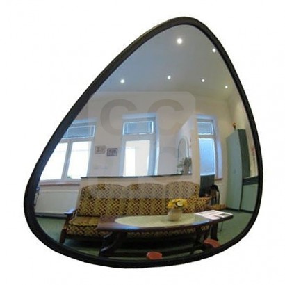Зеркало сферическое для помещений треугольное (330х330х380 мм)