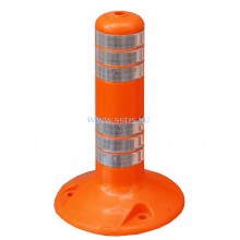 Парковочный гибкий столбик ПОЛИФЛЕКС (Poly-Flex) RLD 300 оранжевый с белой пленкой